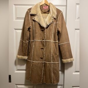 Vintage Tan Jacket with Cream Accents